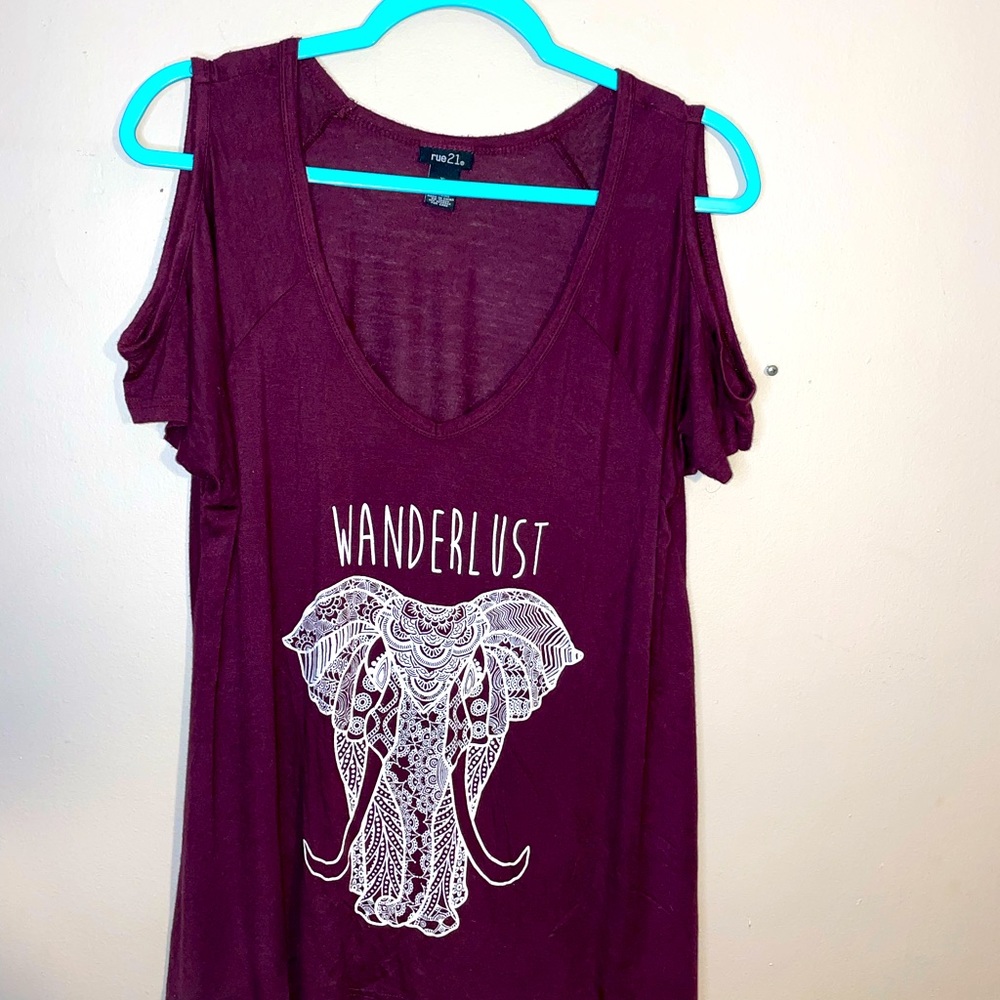 007 Rue  21  Purple Blouse size XL junior